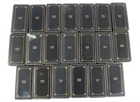 WWII US ARMY PURPLE HEART AWARD BOXES LOT OF 20