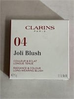 Clarins 04 radiance and colour long wearing blush