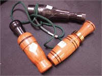 Three duck calls including one marked