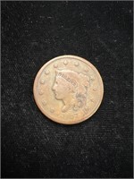 1837 Coronet Liberty Head Large Cent