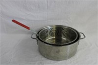 13 X 5"stainless steel pot and 11.5" handled