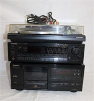 Pioneer compact disc player PD-F407, stereo