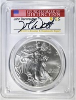 2020-(S)  SILVER EAGLE PCGS MS-70 EMERG ISSUE