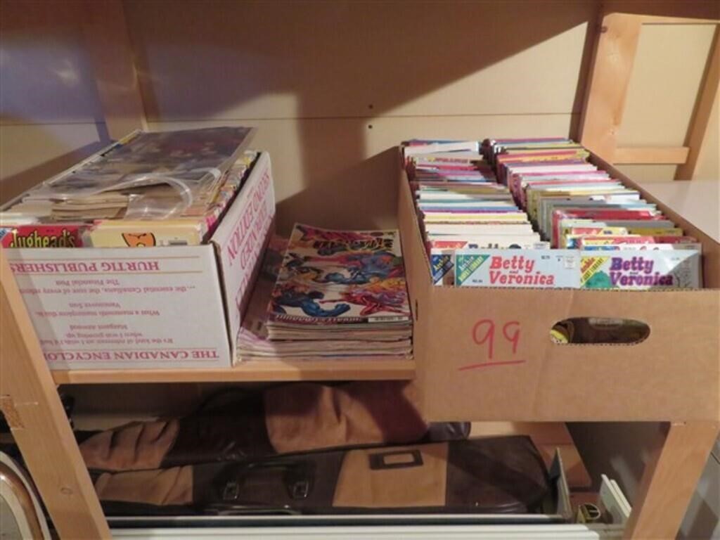 2 Boxes of Comic Books