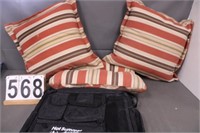 3 Throw Pillows ~ Bleacher Seat