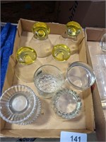 Assorted Glasses, Glassware Bowls & Other