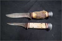 Pair of old ERN German hunting knives