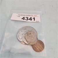 Vintage Coins & Tokens