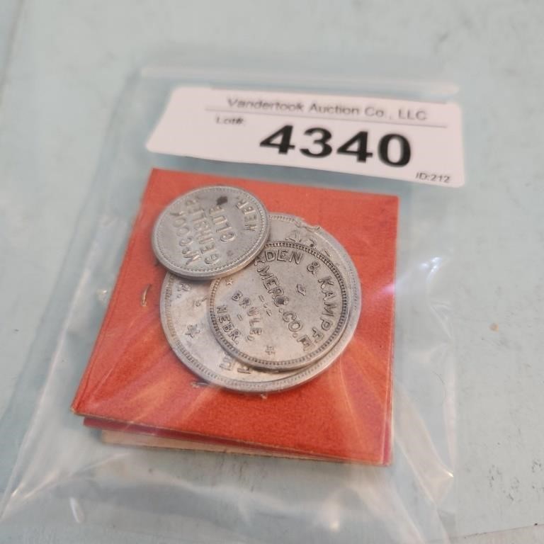 Vintage Coins & Tokens