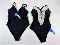 New Cupshe Black Swimsuits Size Small