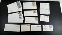 Collection of Envelopes.
First day cover,  preprin