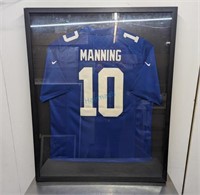 FRAMED PEYTON MANNING JERSEY, 41.75" X 33.25"