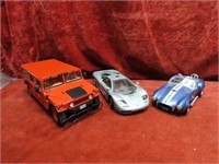 (3)Diecast cars. Hummer & others.