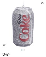 Coca Cola Glittered Diet Coke Can Christmas