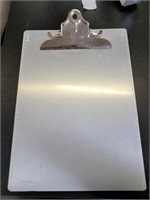 Metal clipboard with ruler on side