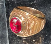 10k Gold Univ. of Minnesota Class Ring, 12.59 dwt