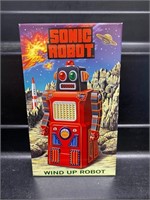 Sonic Robot Toy Metal Sign