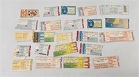 VINTAGE 1970'S ROCK CONCERT TICKET STUBS