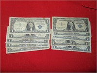 (10) 1957 Silver Certificate $1's