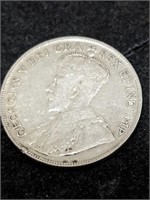 $160 Silver 50 Cents Newfoundland Coin (~weight 11