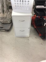 Two drawer filing cabinet