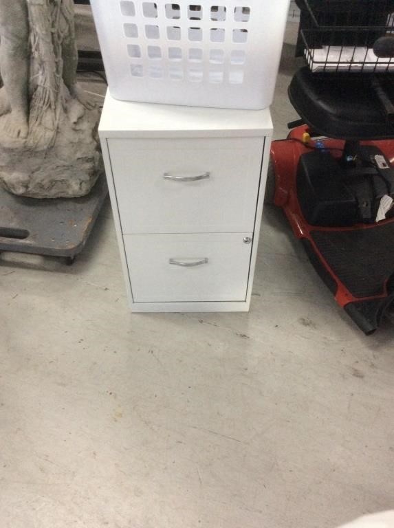 Two drawer filing cabinet