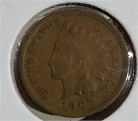 1907 US Indian Head Cent