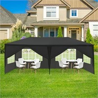 E9560 10x20 Canopy Waterproof Party Tent Black