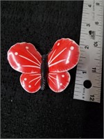Beautiful vintage butterfly metal pin