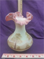 FENTON Glass Gloria Finn Vase