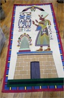 Egyptian Hand Stitched Wall Hanging