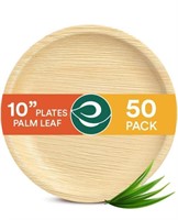 ECO SOUL 100% COMPOSTABLE 10 INCH ROUND PALM LEAF