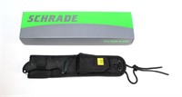 Schrade SCHF26 knife with 5" blade, sheath and box