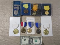 Various Carbine/Musket Team Medals, 9 Total