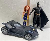 Batman,  Bat girl and vehicles