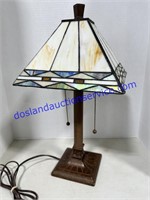 Stained Glass Lamp 21x11x11 in