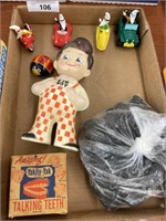 VINTAGE TOYS, TALKING TEETH, AND MORE