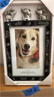 NEW picture frame with dogs on it