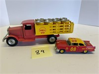Shell Truck w/ Oil Cans & Shell 1956 Ford Fairlane