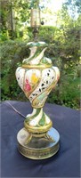 Vintage Capodimonte Majolica Porcelain Table Lamp