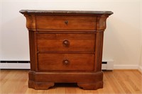 Stanley Marble Top Chest of Drawers
