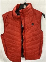 WOMEN’S RED VEST WITH USB CONNECTOR - SIZE LARGE