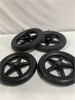 WHEELCHAIR REPLACEMENT WHEELS 11-9IN 2PCS EACH