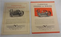 lot of 2 Farquhar Engines bulletins 425 & 426