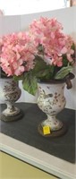 Pair of Vintage Urn Style Vases