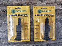 Lot of 2 New HS Strut Slammer Crow Calls