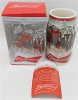 Budweiser 2017 Holiday Stein "Holiday Retreat" in