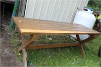 HEAVY DUTY PICNIC TABLE W/ 2 BENCHES