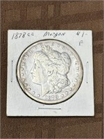 1878 CC Morgan Silver Dollar Coin