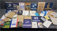 40+pcs Vtg Military Related Books Manuals &